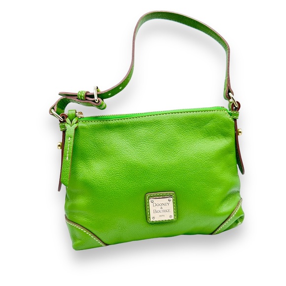 Dooney & Bourke Bags Dooney Burke Leather Shoulder Bag Emerald